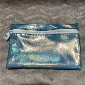 Holographic Blue Pouch